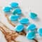 Turquoise Dyed Reconstituted Howlite Teardrop Beads, 17mm by Bead Landing™